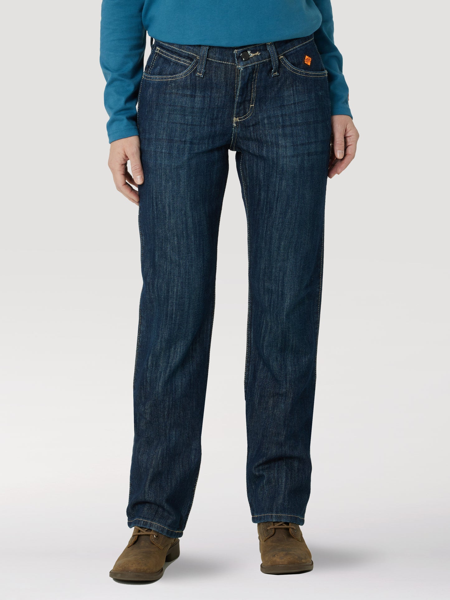 Womens Wrangler® FR Flame Resistant Western Jean - Rinse Wash FRW10RN