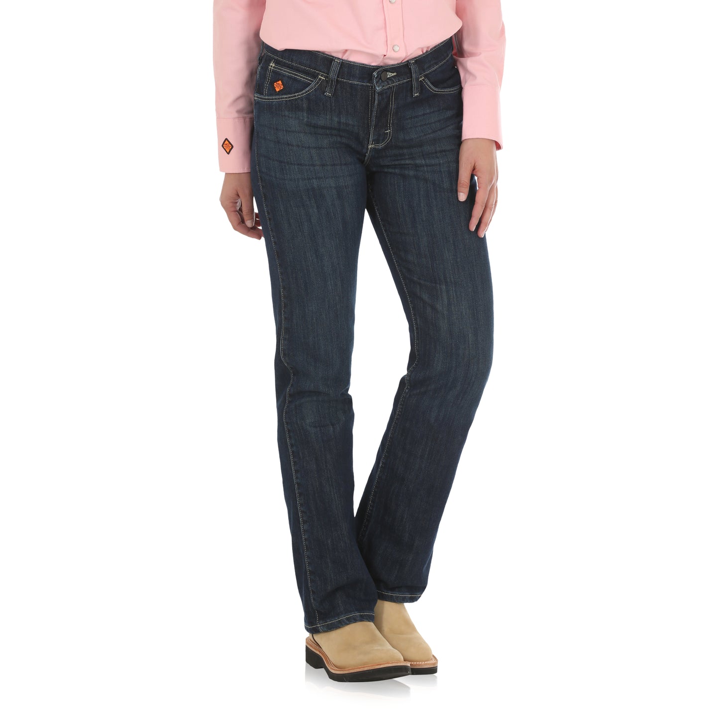 Womens Wrangler® FR Flame Resistant Western Jean - Rinse Wash FRW10RN