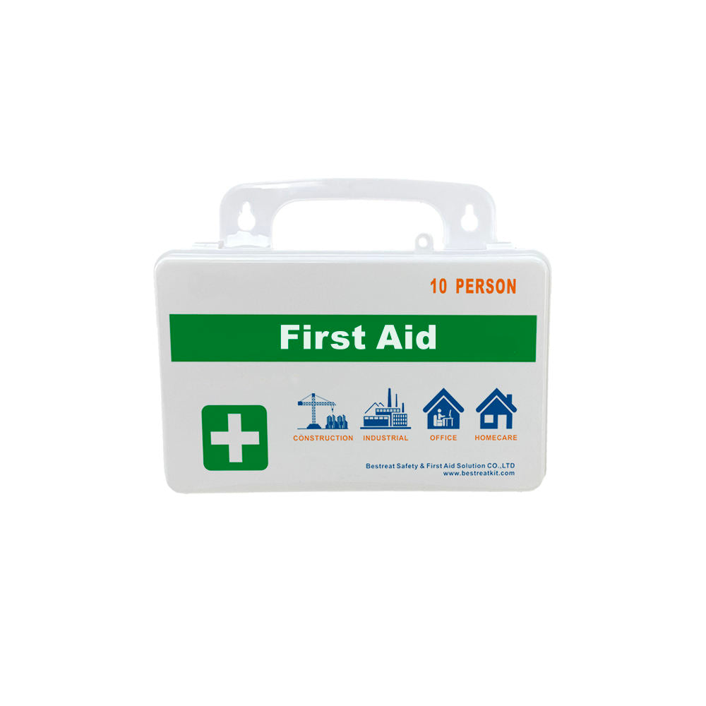 10 Person First Aid Kit - OSHA and ANSI Compliant, Fully stocked Emergency Kit for Home, Office or Construction site