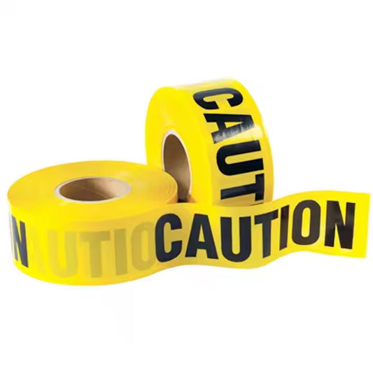 Premium Yellow Caution Tape Roll - 3 Inch X 1000 Feet X 2mil thickness