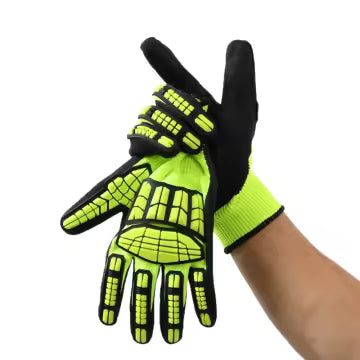 Anti-Vibration Cut Resistant Safety Impact Glove.