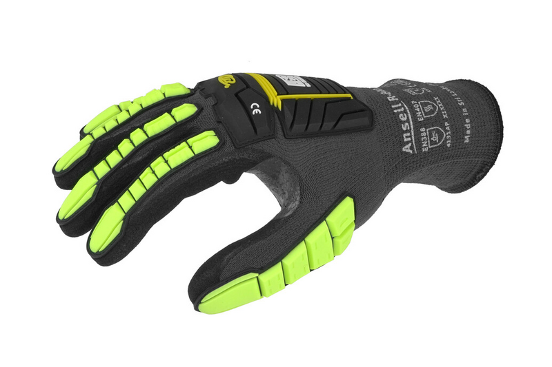 X-Large Nylon and Spandex Nitrile Dipped Impact Gloves